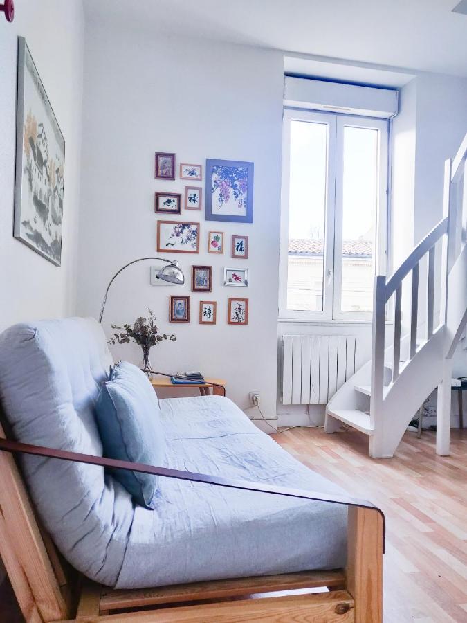 Appartement Duplex Lumineux Avec Bureau Separe Dans Le Centre à Bordeaux Extérieur photo